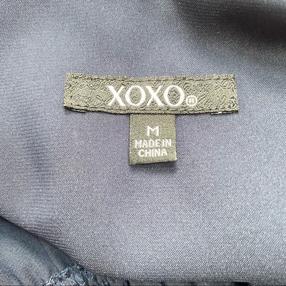 XOXO Sweet Roses Ruffle Maxi Dress size Medium - New with Tags - Picture 11 of 12